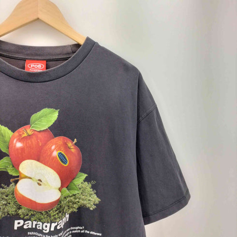 パラグラフ PARAGRAPH アップル プリント クルーネック S/S Tシャツ メンズ JPN:3