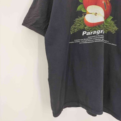 パラグラフ PARAGRAPH アップル プリント クルーネック S/S Tシャツ メンズ JPN:3