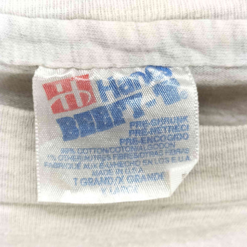 ヘインズ Hanes 90S USA製 Be Happy 半袖Tシャツ メンズ XL