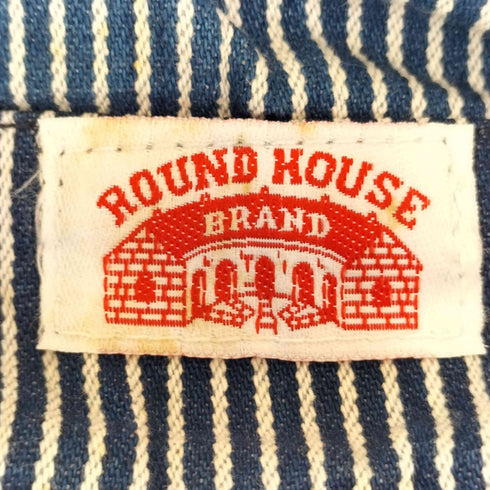 ラウンドハウス ROUND HOUSE USA製 ヒッコリー ワークキャップ メンズ