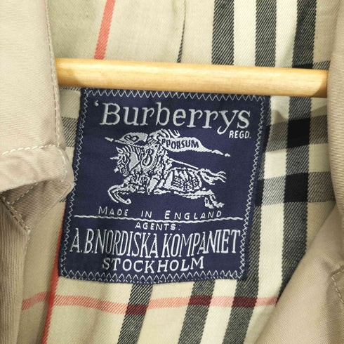 バーバリーズ BURBERRYS MADE IN ENGLAND 英国製 裏地 ノバチェック トレンチコート メンズ