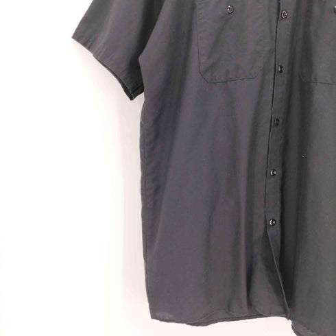レッドキャップ RED KAP フロント ロゴ S/S ワーク シャツ メンズ import:L