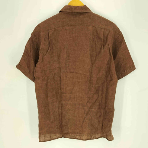 アクアスキュータム AQUASCUTUM S/S リネン シャツ メンズ JPN:M