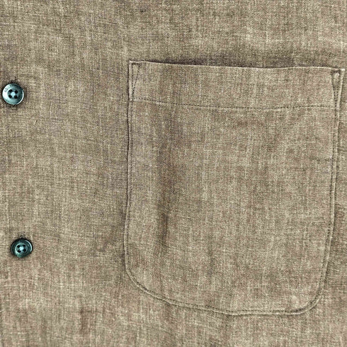 アクアスキュータム AQUASCUTUM S/S リネン シャツ メンズ JPN:M