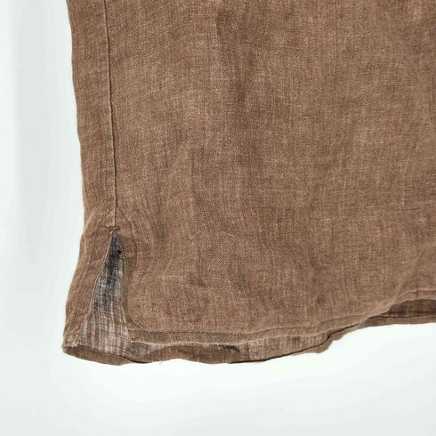 アクアスキュータム AQUASCUTUM S/S リネン シャツ メンズ JPN:M