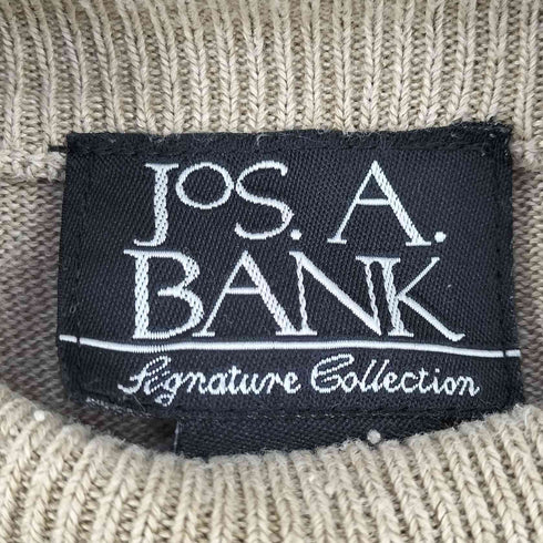 ジョスエーバンク Jos A Bank 90S シルク 100ハイネック ニット メンズ L