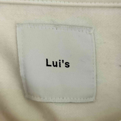 ルイス Luis フラワー プリント エンブロイダリー クルーネック スウェット メンズ FREE