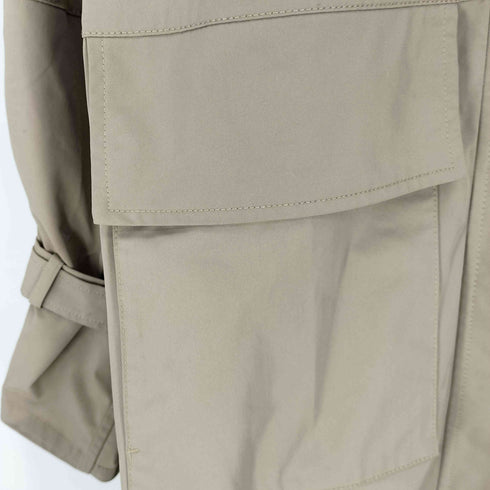 アダムエロペ Adam et Rope 22AW トップボリュームスタンドカラーコート レディース