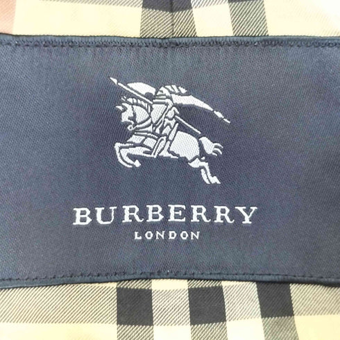 バーバリーロンドン BURBERRY LONDON 裏地 ノバチェック 比翼 ステンカラー コート メンズ 170