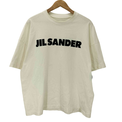 ジルサンダー JIL SANDER LOGO T-SHIRT ロゴ プリント Tシャツ S/S カットソー オーバーサイズ メンズ import:S