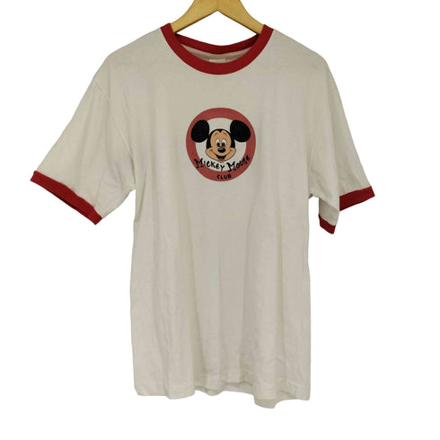 90S キャラクタープリント リンガーTシャツ メンズ import:L