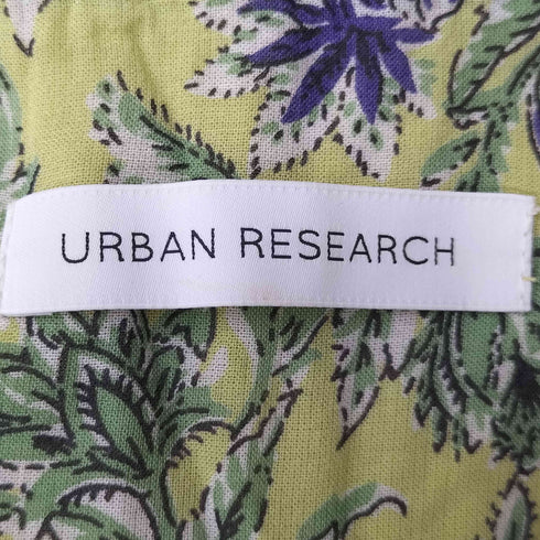 アーバンリサーチ URBAN RESEARCH 23SS サラサ柄 ヨークマキシワンピース レディース FREE