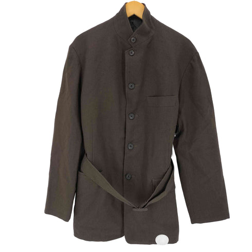 ヨウジヤマモトプールオム Yohji Yamamoto POUR HOMME 腰ベルト付き 6Bマオカラージャケット メンズ M
