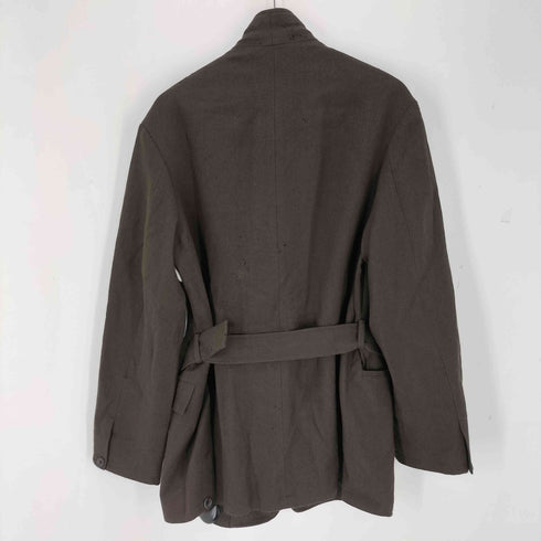 ヨウジヤマモトプールオム Yohji Yamamoto POUR HOMME 腰ベルト付き 6Bマオカラージャケット メンズ M
