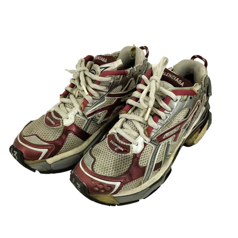 バレンシアガ BALENCIAGA RUNNER ユーズド加工 ローカットスニーカー メンズ JPN:28.5