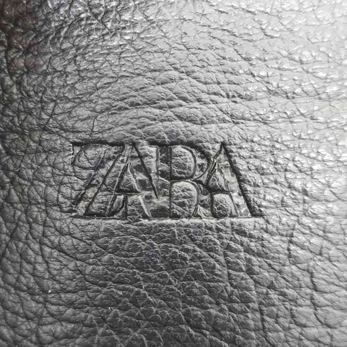 ザラ ZARA メタリックハンドル バケットバッグ レディース