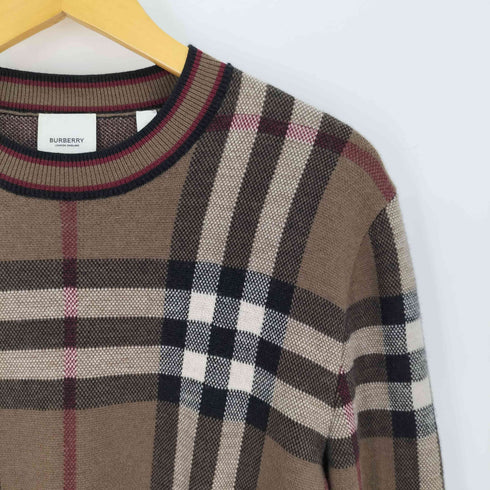 バーバリーロンドン BURBERRY LONDON ノバチェック ウール ニット メンズ import:S