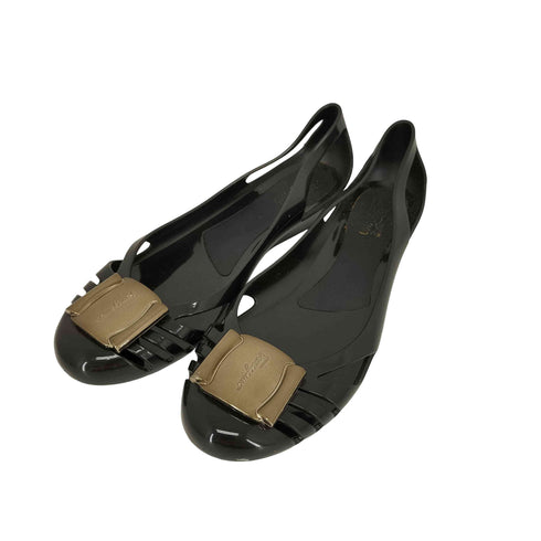 サルヴァトーレフェラガモ Salvatore Ferragamo Bermuda ラバーバレーシューズ レディース 8