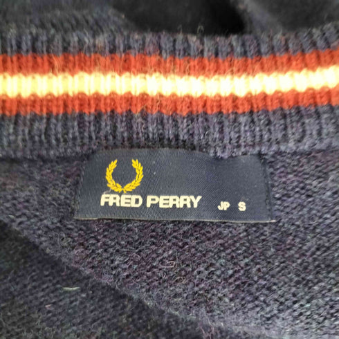 フレッドペリー FRED PERRY ウールチルデンカーディガン レディース JPN:S