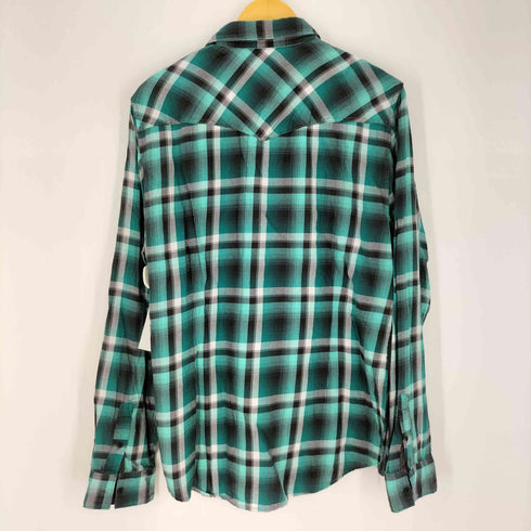 ゲス GUESS SLIM FIT チェック柄 L/S シャツ メンズ L