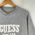 ゲス GUESS USA製 グリッドタグ フロントロゴ スウェット メンズ import:M