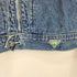 ゲス GUESS USA製 グリッドタグ ジップアップ デニムジャケット メンズ import:L