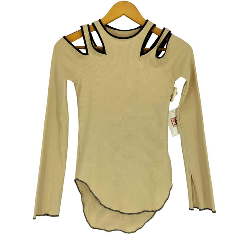 THINGS THAT MATTER NOTCH DESIGN TERECO RIB TOPS ノッチデザインテレコリブトップス レディース FREE