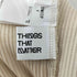 THINGS THAT MATTER NOTCH DESIGN TERECO RIB TOPS ノッチデザインテレコリブトップス レディース FREE