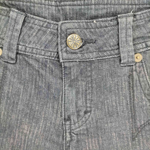 cow leather カウレザー 牛革 ポケットレザー 切替 ショートパンツ Y2K レディース 61-89