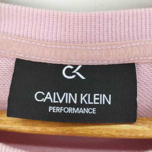 カルバンクラインパフォーマンス CALVIN KLEIN PERFORMANCE フロントロゴ クルーネックスウェット メンズ XL