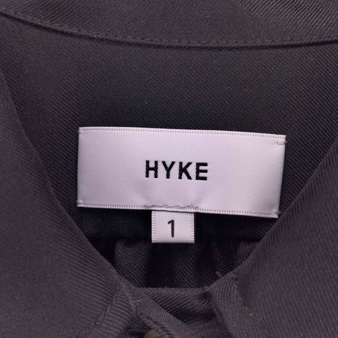 ハイク HYKE ヨークギャザーダブルポケットシャツ レディース JPN:1