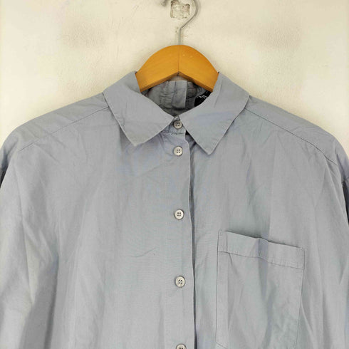 ザラ ZARA EXTRA LONG POPLIN SHIRT TRF レディース import:XS