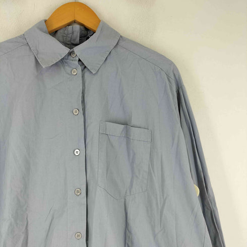 ザラ ZARA EXTRA LONG POPLIN SHIRT TRF レディース import:XS