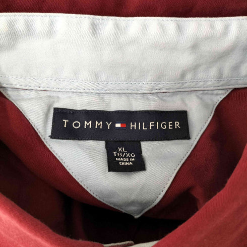 トミーヒルフィガー TOMMY HILFIGER 刺繍ロゴ L/S ボタンダウンシャツ メンズ XL