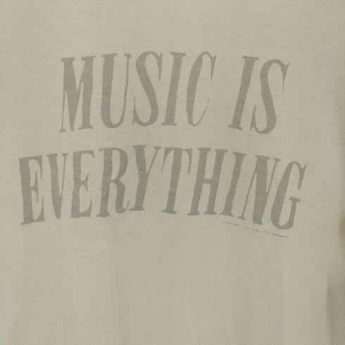 ルードギャラリー RUDE GALLERY MUSIC IS EVERYTHING 両面プリント S/S コットン Tシャツ メンズ JPN:3