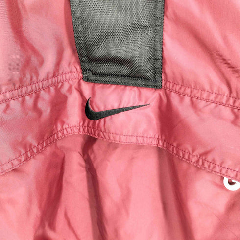 ナイキ NIKE 90S 白タグ 裏地キルティング センタースウッシュロゴ刺繍 ハーフジップ アノラックジャケット メンズ JPN:XL