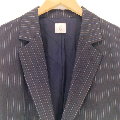 ロクビューティーアンドユースユナイテッドアローズ 6 BEAUTY & YOUTH UNITED ARROWS MULTI STRIPE JACKET マルチストライプジャケット レディース 38