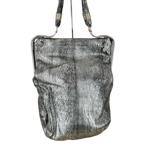 ディーゼル DIESEL シルバー メタリック トートバッグ レディース
