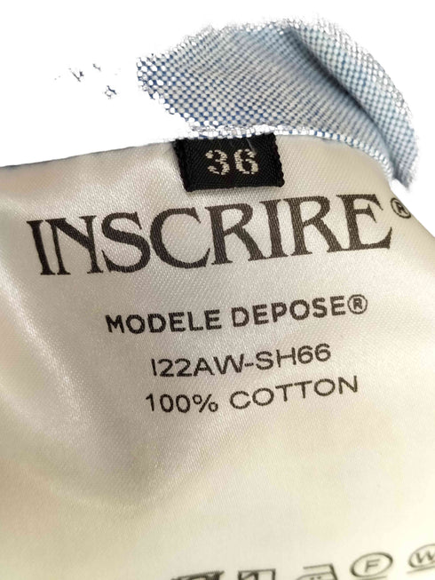 アンスクリア INSCRIRE Layered Shirts レイヤードシャツ メンズ