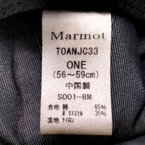 マーモット MARMOT GORE-TEX Denim Linner Cap ゴアテックス デニム ライナー キャップ メンズ ONE SIZE