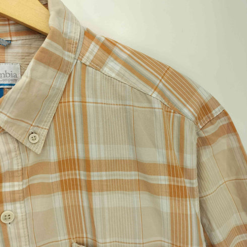 コロンビアスポーツウェア Columbia Sportswear CHECK S/S SHIRT チェック S/S シャツ メンズ import:L