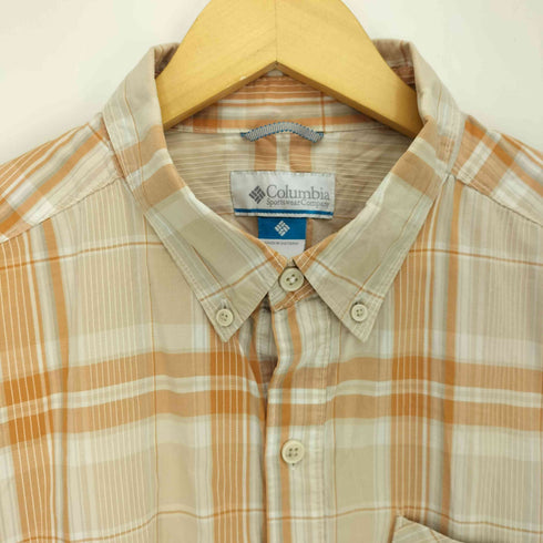 コロンビアスポーツウェア Columbia Sportswear CHECK S/S SHIRT チェック S/S シャツ メンズ import:L