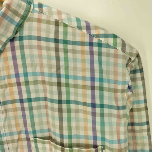 ポールスミスジーンズ Paul Smith JEANS CHECK S/S BD SHIRT チェック S/S ボタンダウン シャツ メンズ import:L