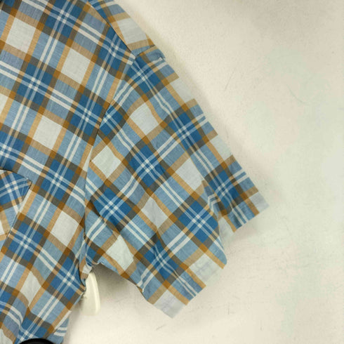 ペニーズタウンクラフト PENNEYS TOWNCRAFT 70s チェック柄 半袖 開襟シャツ メンズ import:M