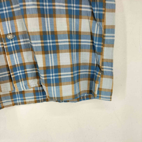 ペニーズタウンクラフト PENNEYS TOWNCRAFT 70s チェック柄 半袖 開襟シャツ メンズ import:M
