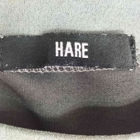 ハレ HARE スエード刺繍トレーナー メンズ FREE