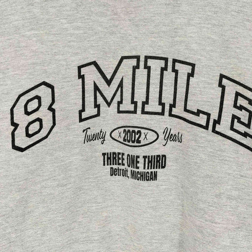 00S 8 MILE 2002 アーティスト ムービー プリント クルーネック スウェット メンズ import:XL
