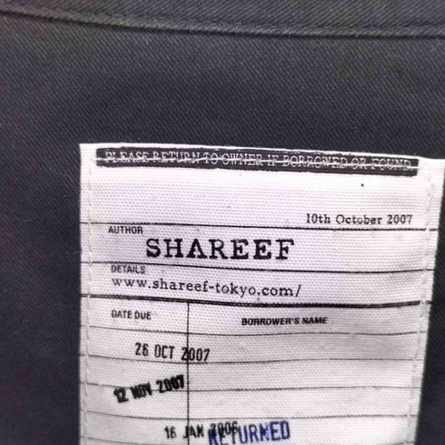 シャリーフ SHAREEF BARBED WIRE 有刺鉄線 半袖 シャツ メンズ 2