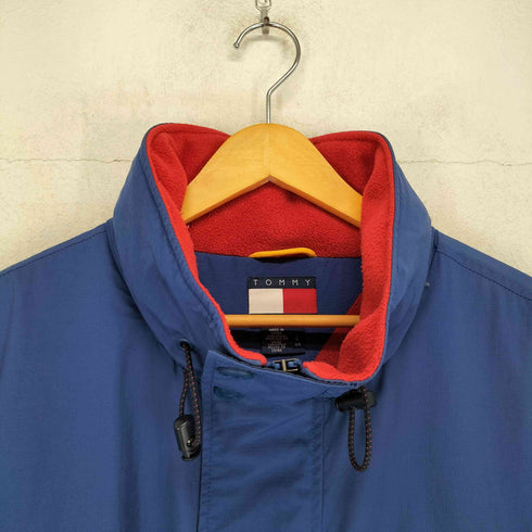 トミーヒルフィガー TOMMY HILFIGER 刺繍ロゴ 裏地フリース 中綿ジャケット メンズ L