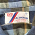 B.V.D. 50-60s チェック柄 半袖 ポケットシャツ メンズ import:S